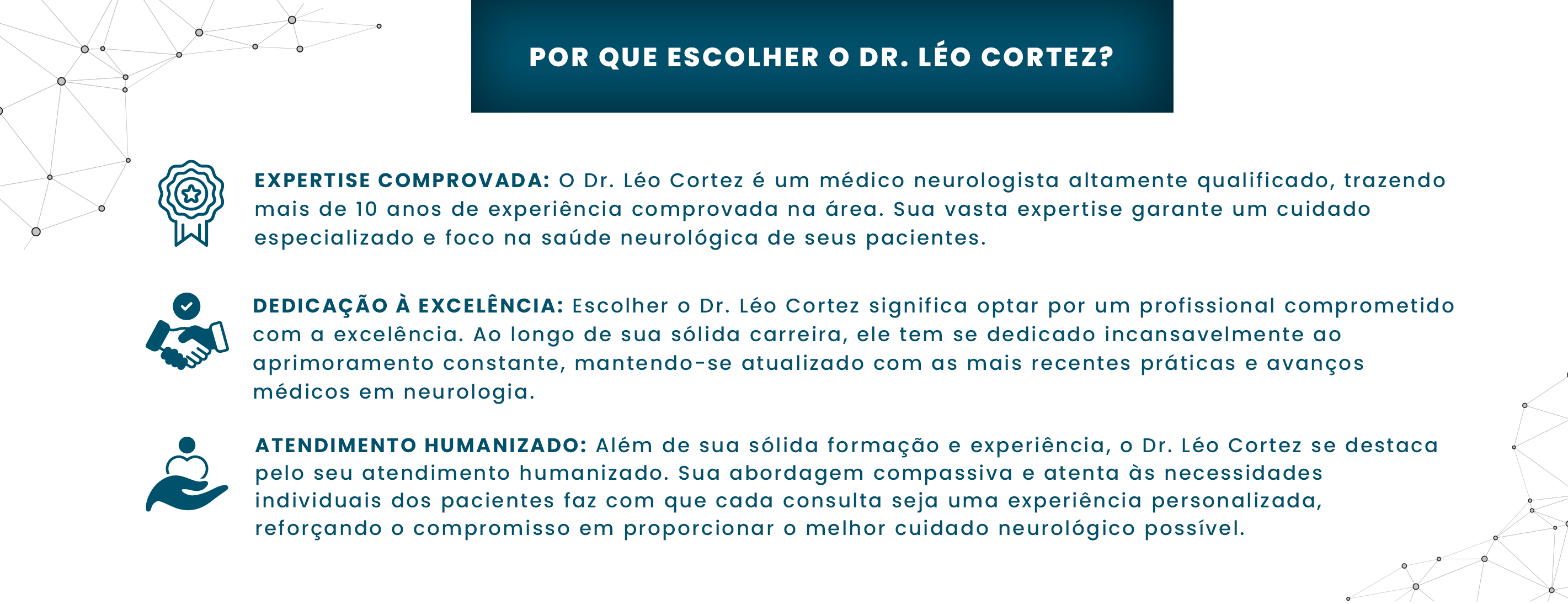 Porque escolher o dr.Léo